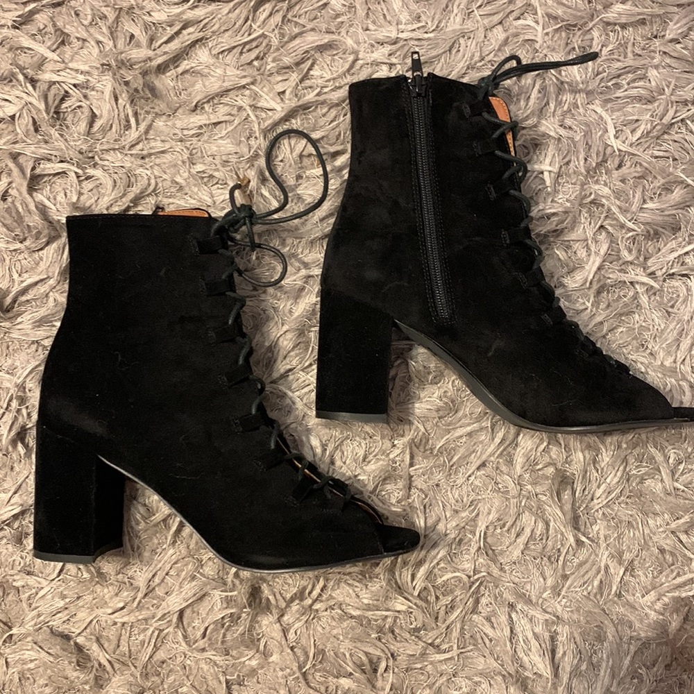 Suede Booties